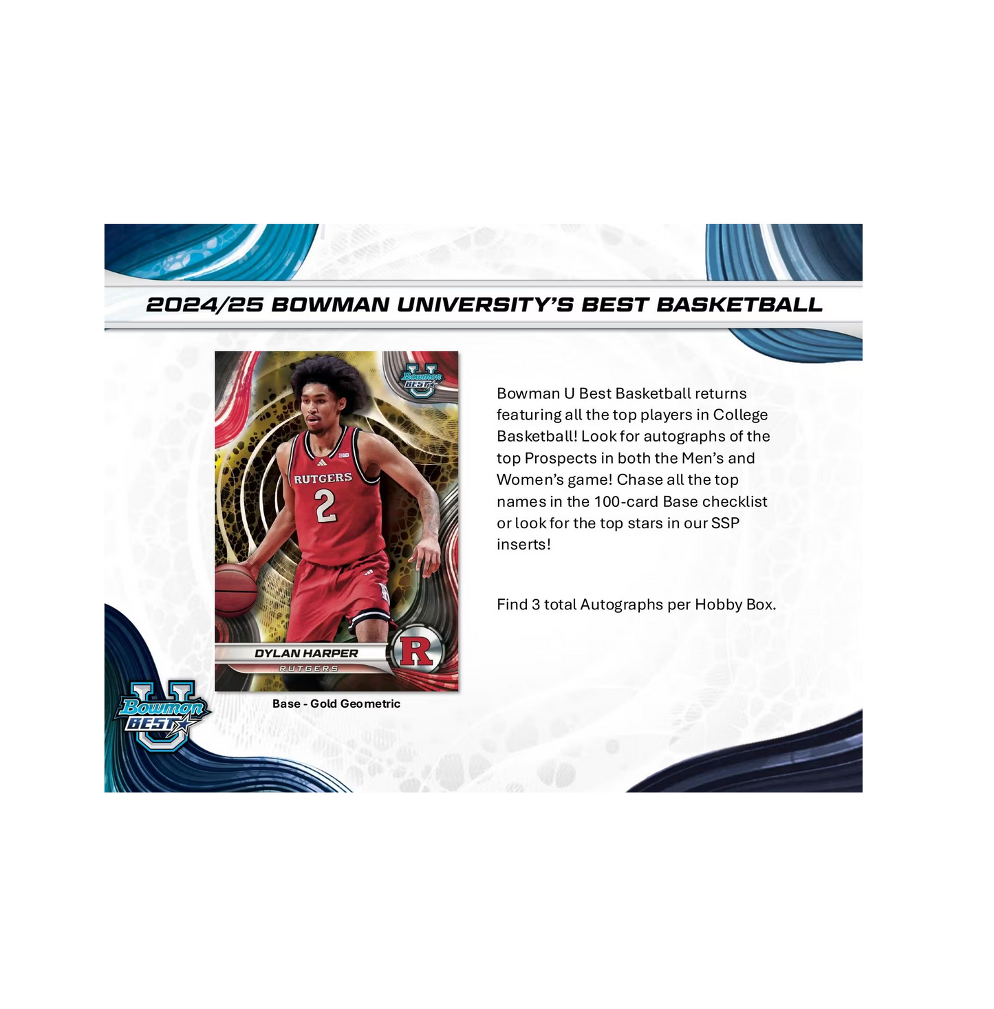 2024-25 Bowman University Best Basketball Breaker Delight 10-Box Case
