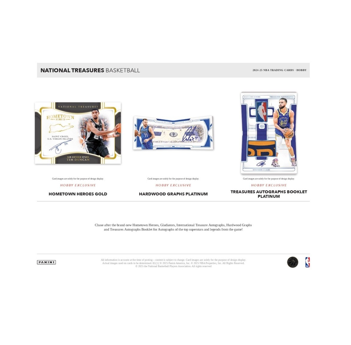 2024-25 Panini National Treasures Basketball Hobby Box