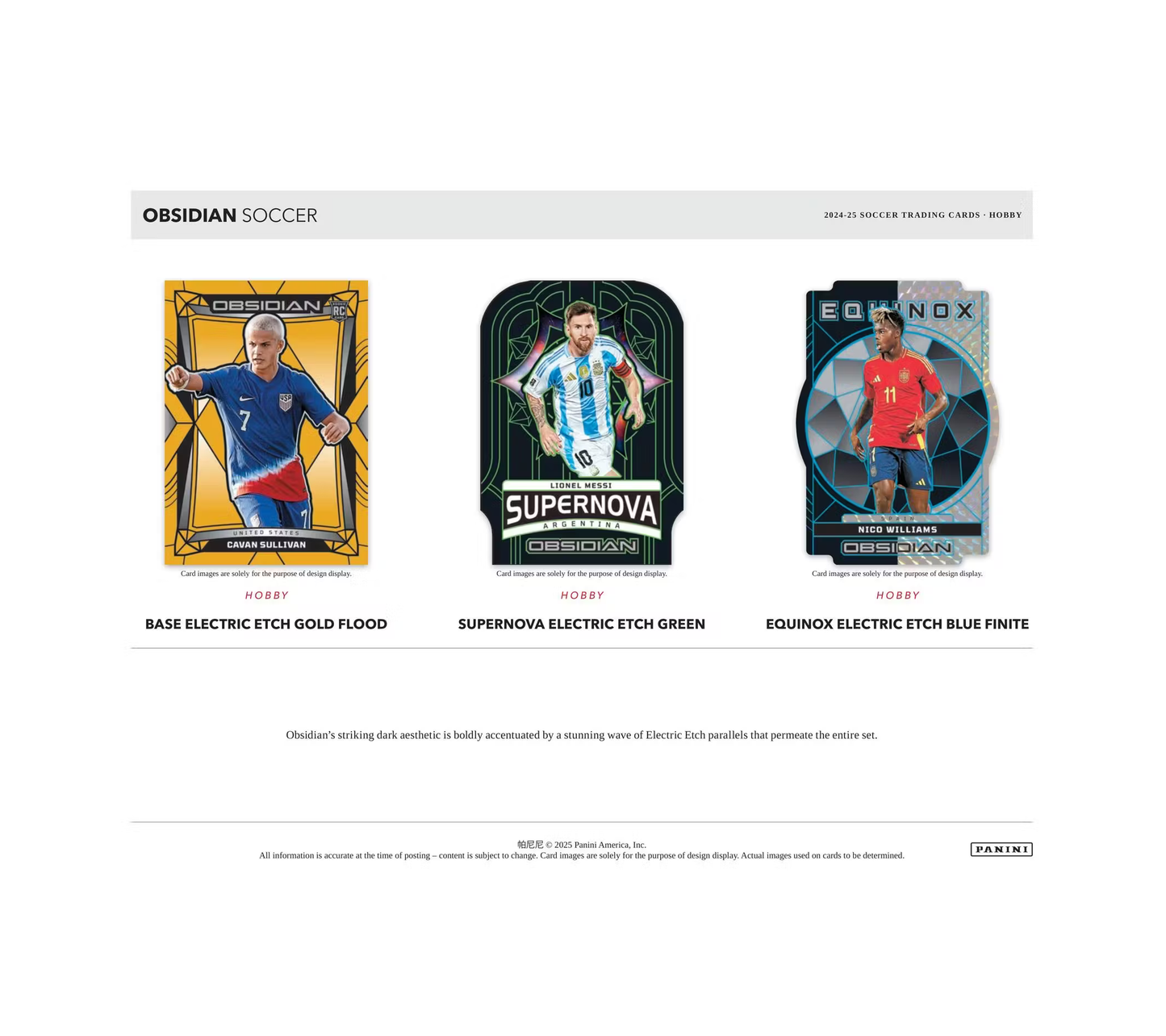 2024-25 Panini Obsidian Soccer Hobby Box