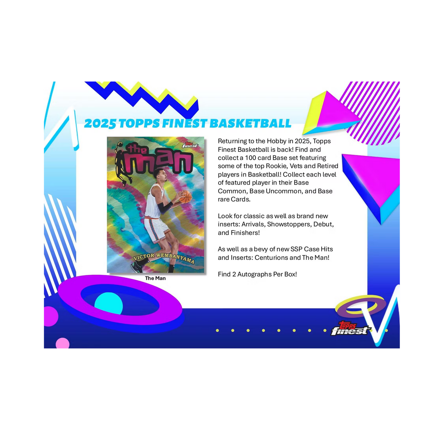 2024-25 Topps Finest Basketball Hobby Box