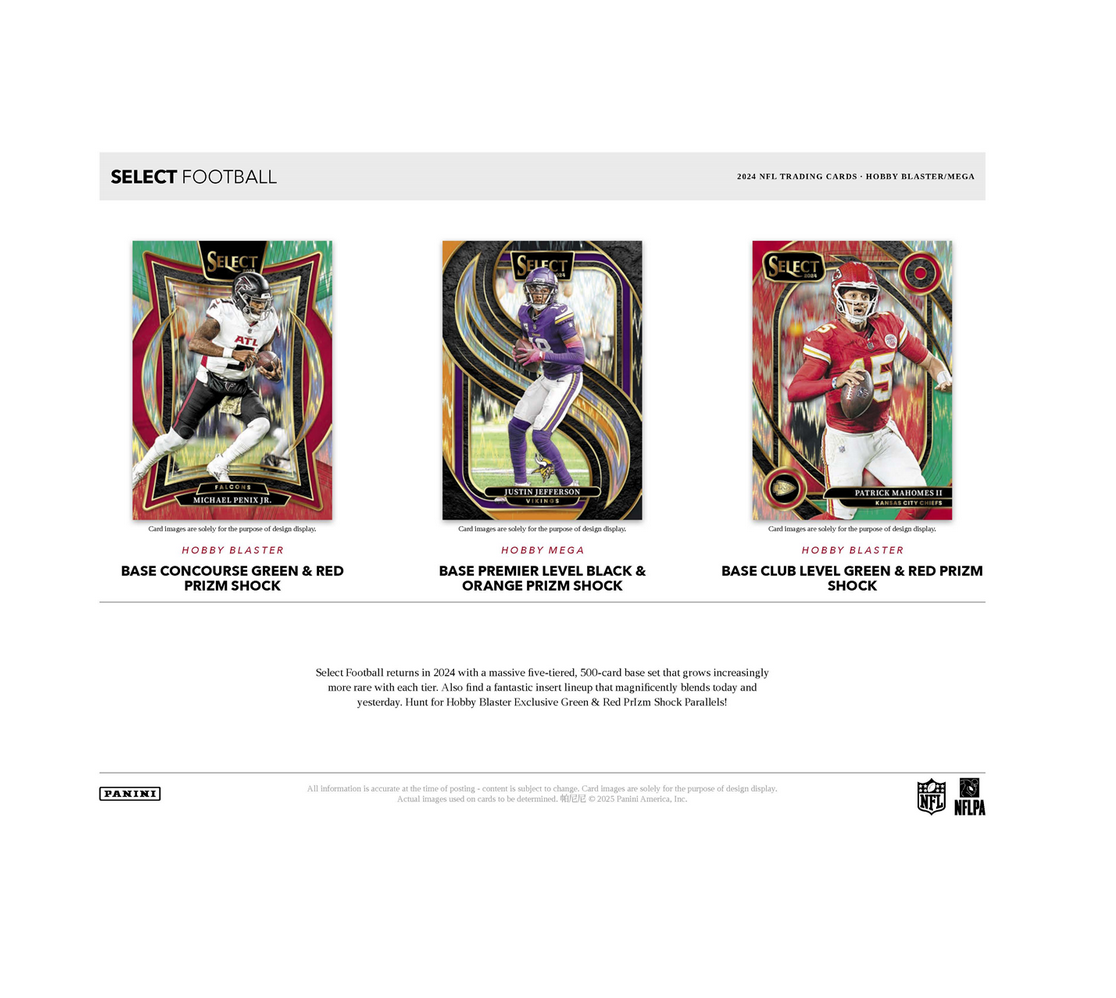 2024 Panini Select Football Hobby Mega Box