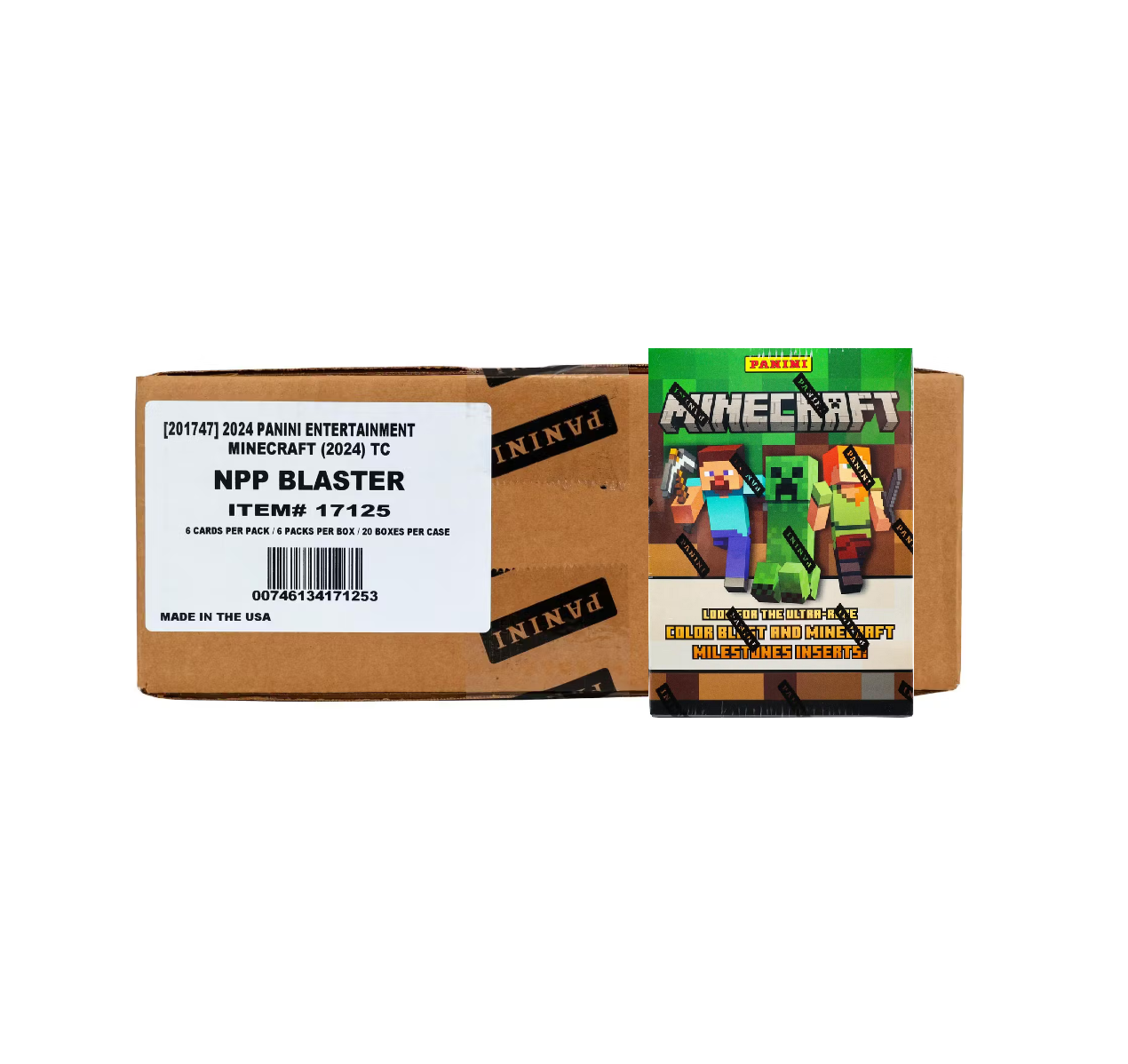 2024 Panini Minecraft Blaster 20-Box Case