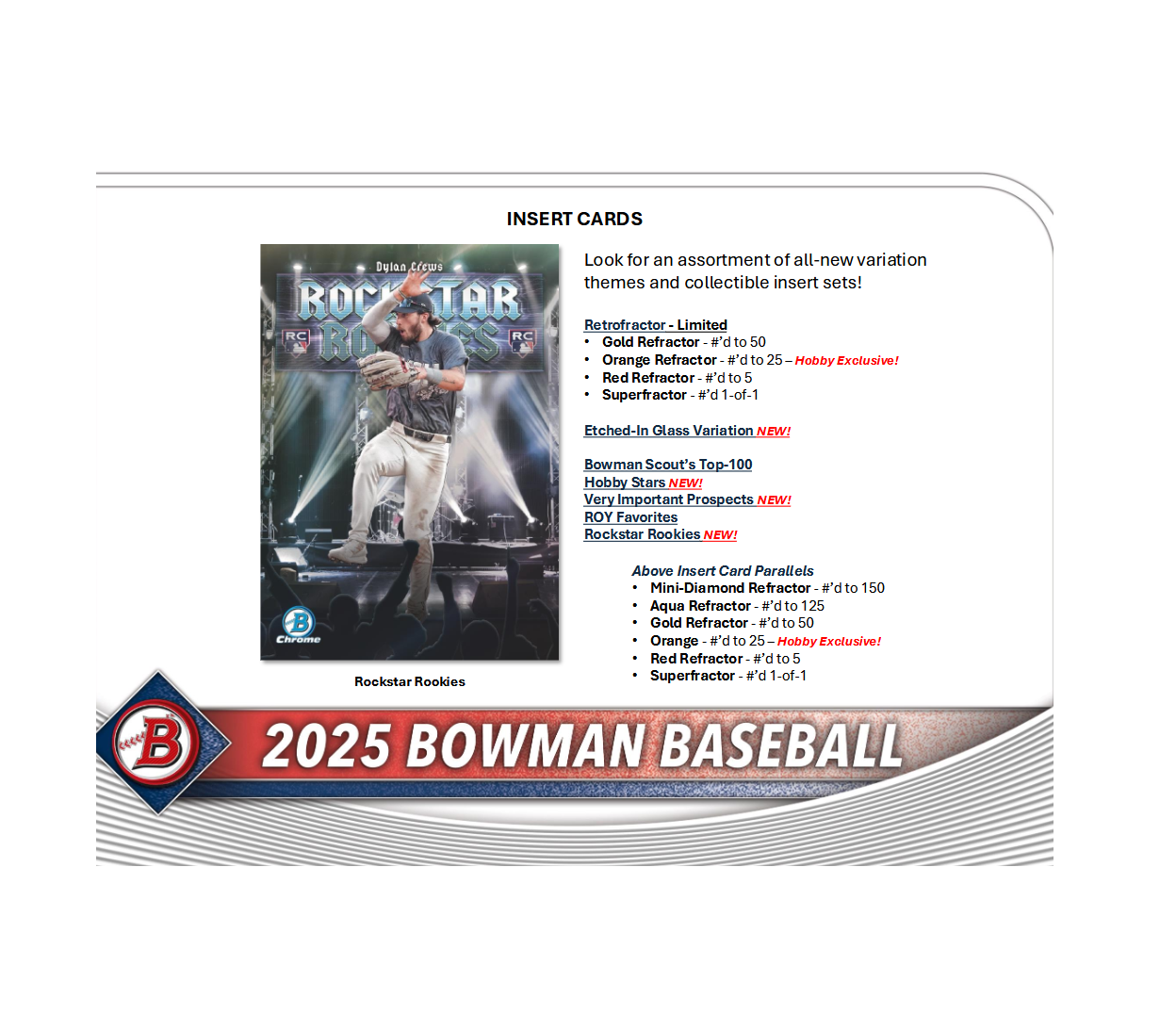 2025 Bowman Baseball Hobby Pack
