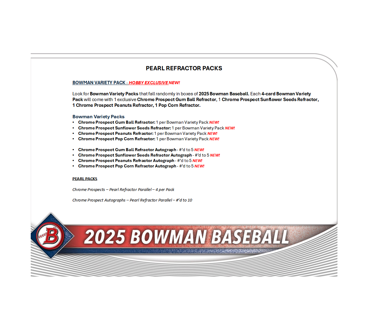 2025 Bowman Baseball Hobby Pack
