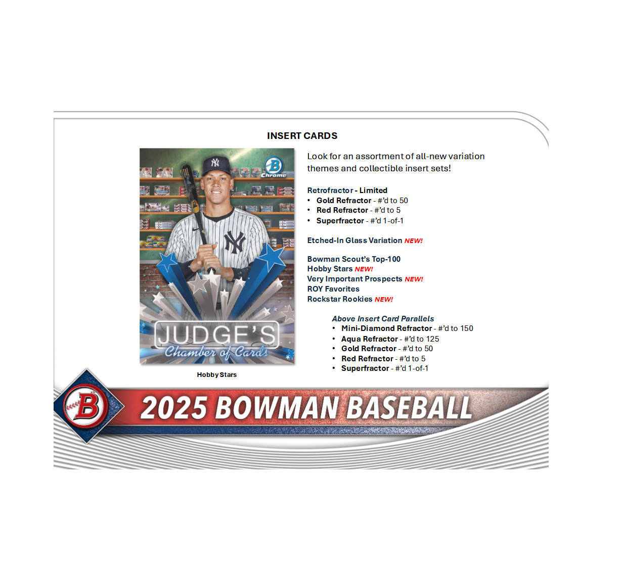 2025 Bowman Baseball Jumbo Hobby Pack