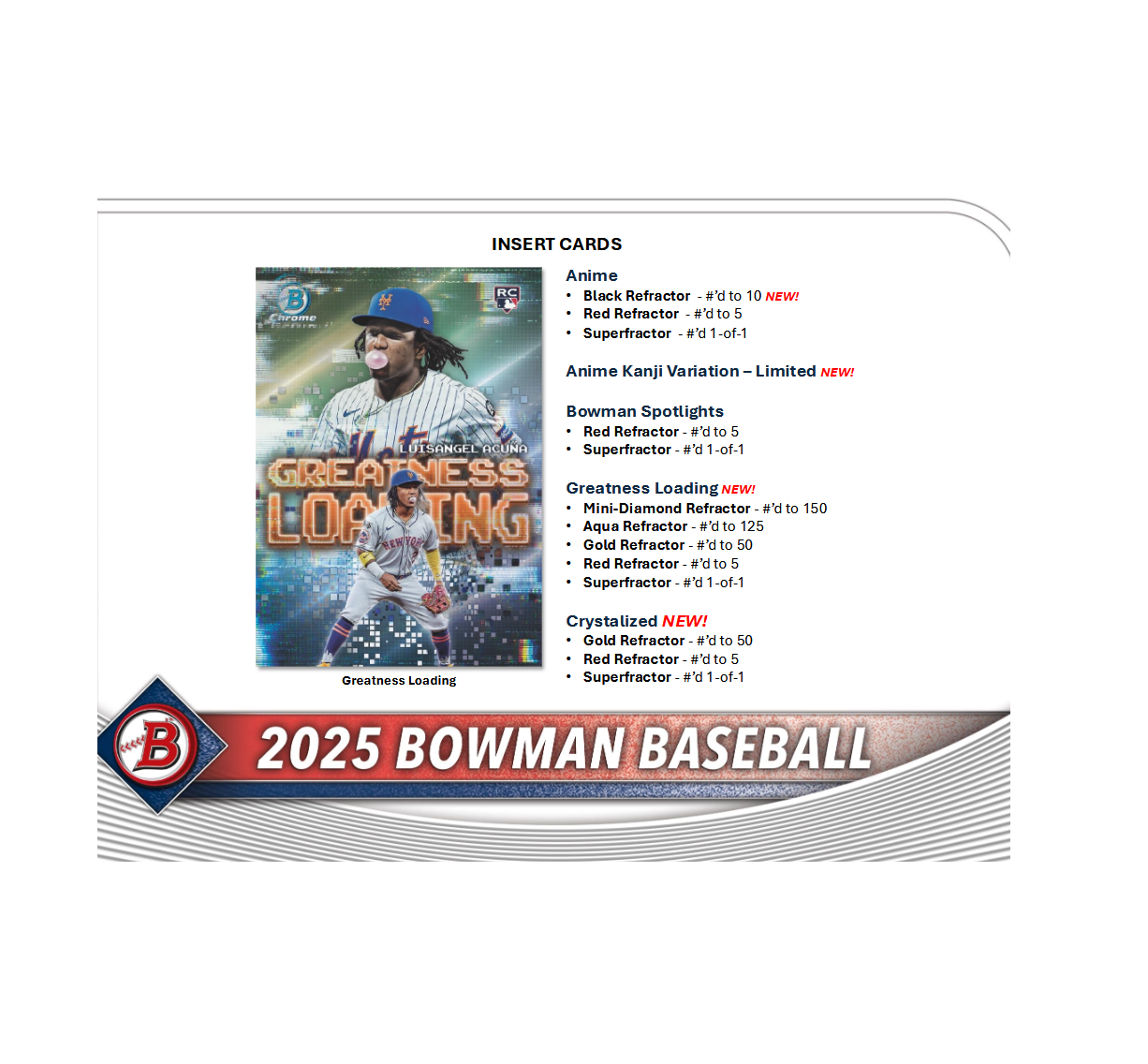 2025 Bowman Baseball Jumbo Hobby Pack