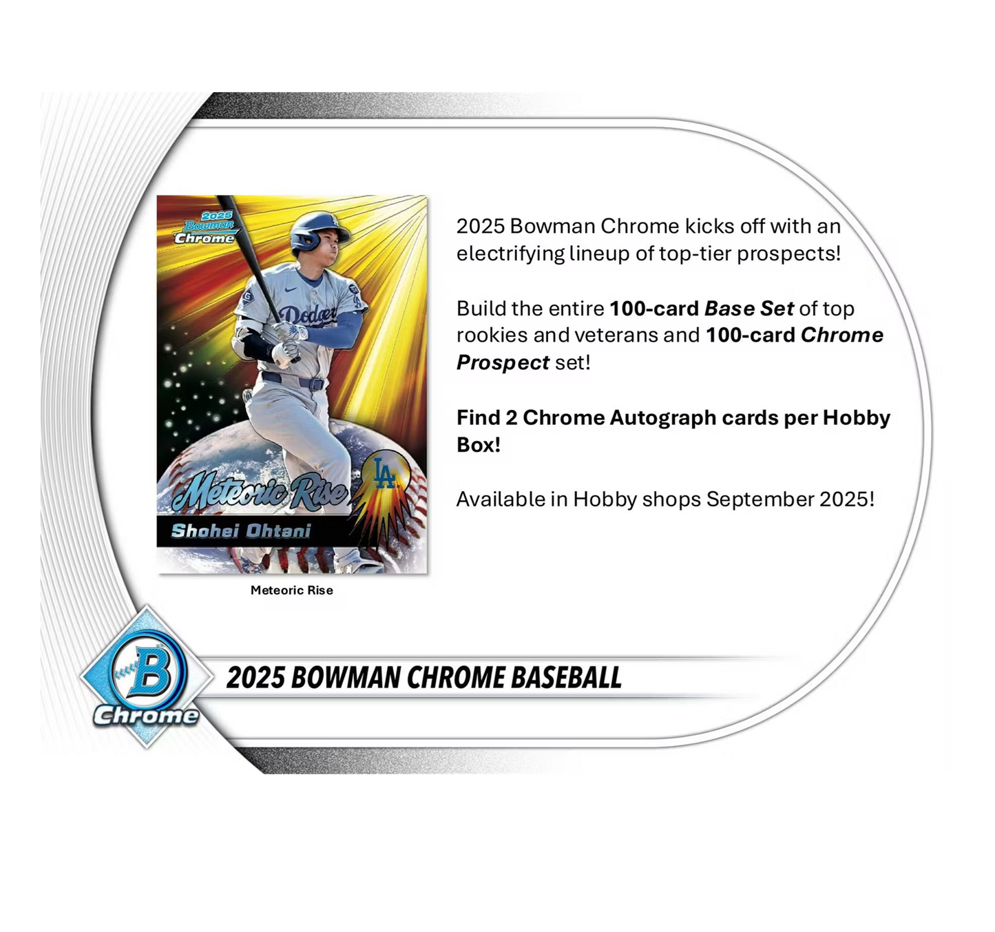 2025 Bowman Chrome Baseball Hobby Box