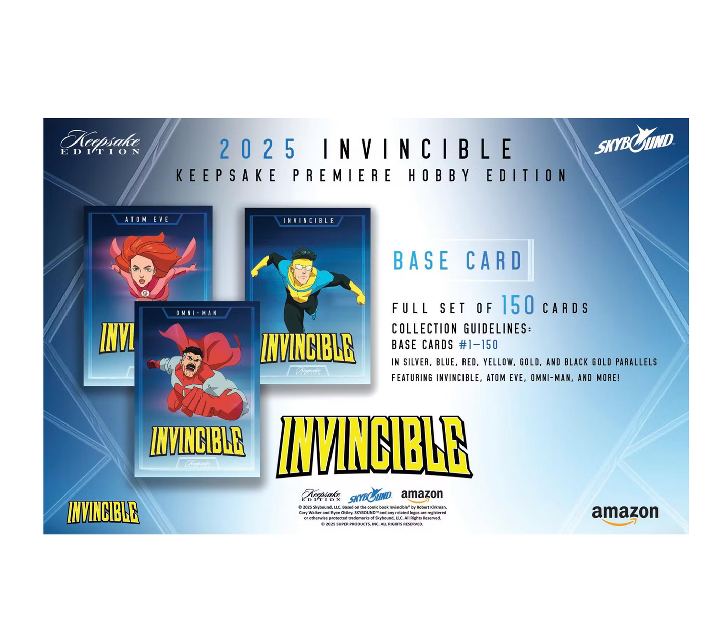 2025 Keepsake Invincible Season 1 Premiere Hobby 10-Box Case