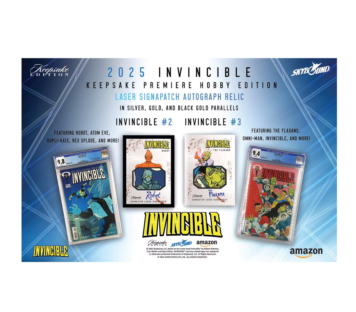 2025 Keepsake Invincible Season 1 Premiere Hobby Box