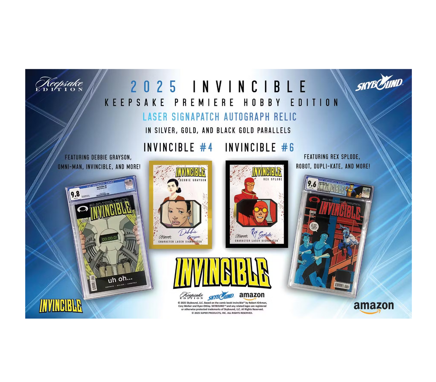 2025 Keepsake Invincible Season 1 Premiere Hobby Box