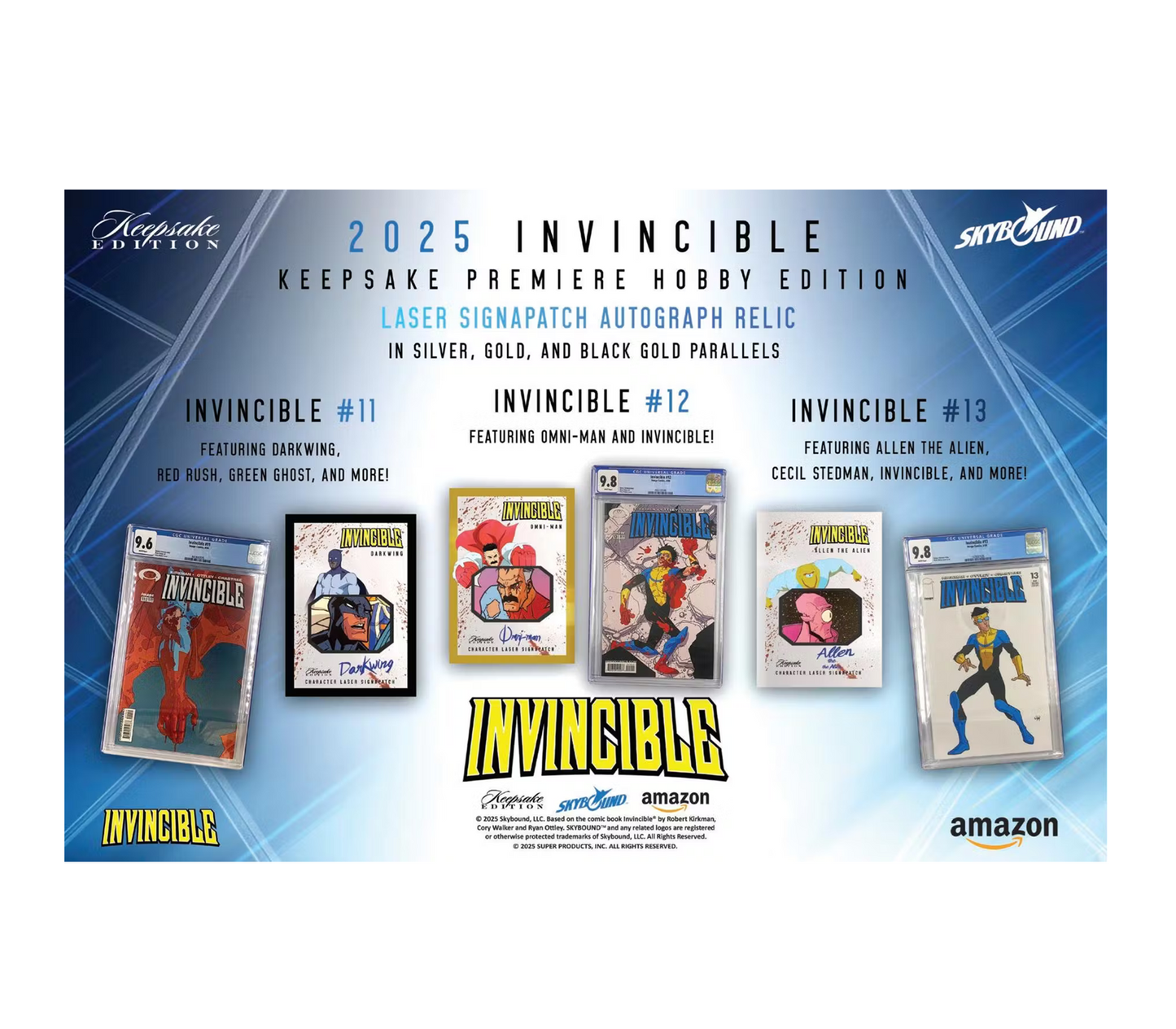 2025 Keepsake Invincible Season 1 Premiere Hobby Box