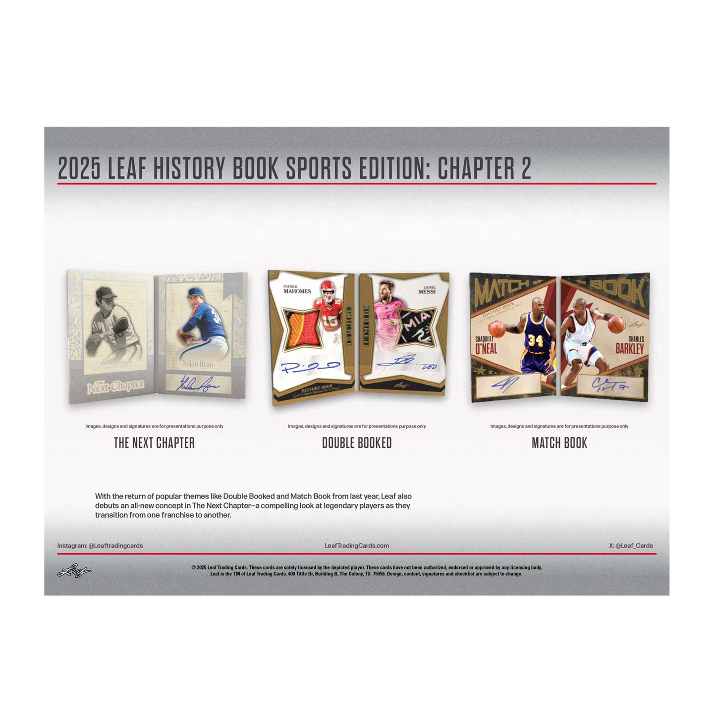 2025 Leaf History Book Sports Edition Chapter 2 10-Box Case