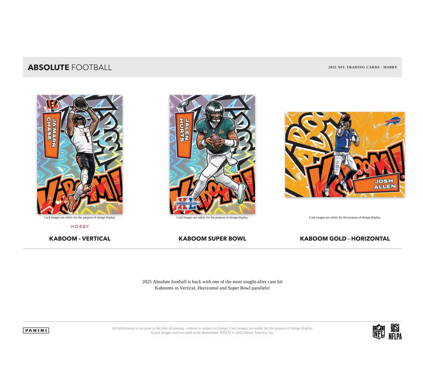 2025 Panini Absolute Football Hobby 12-Box Case