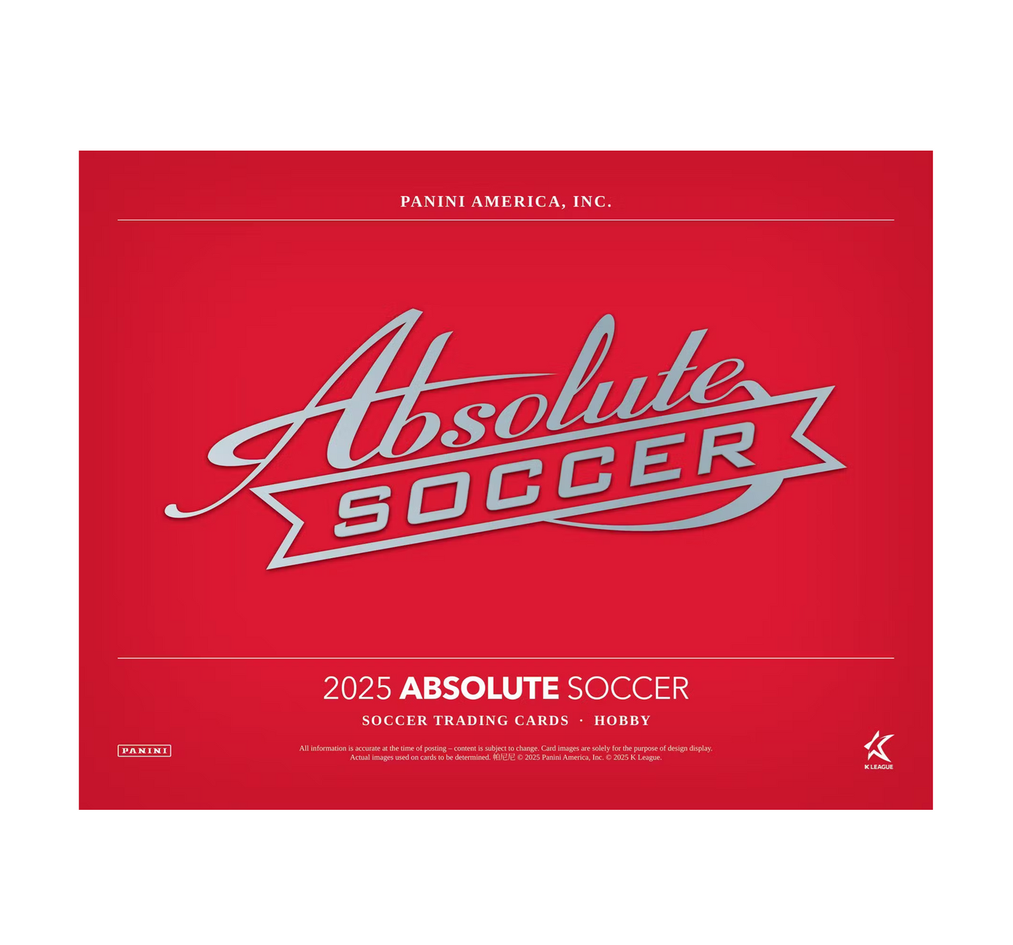 2025 Panini Absolute K League Soccer Hobby 12-Box Case