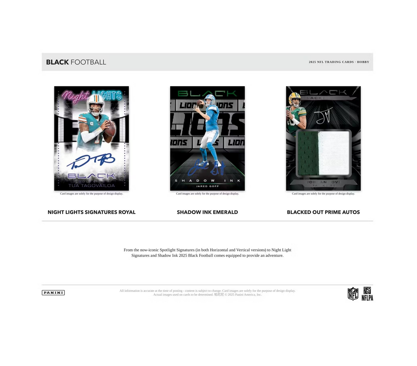 2025 Panini Black Football Hobby 12-Box Case