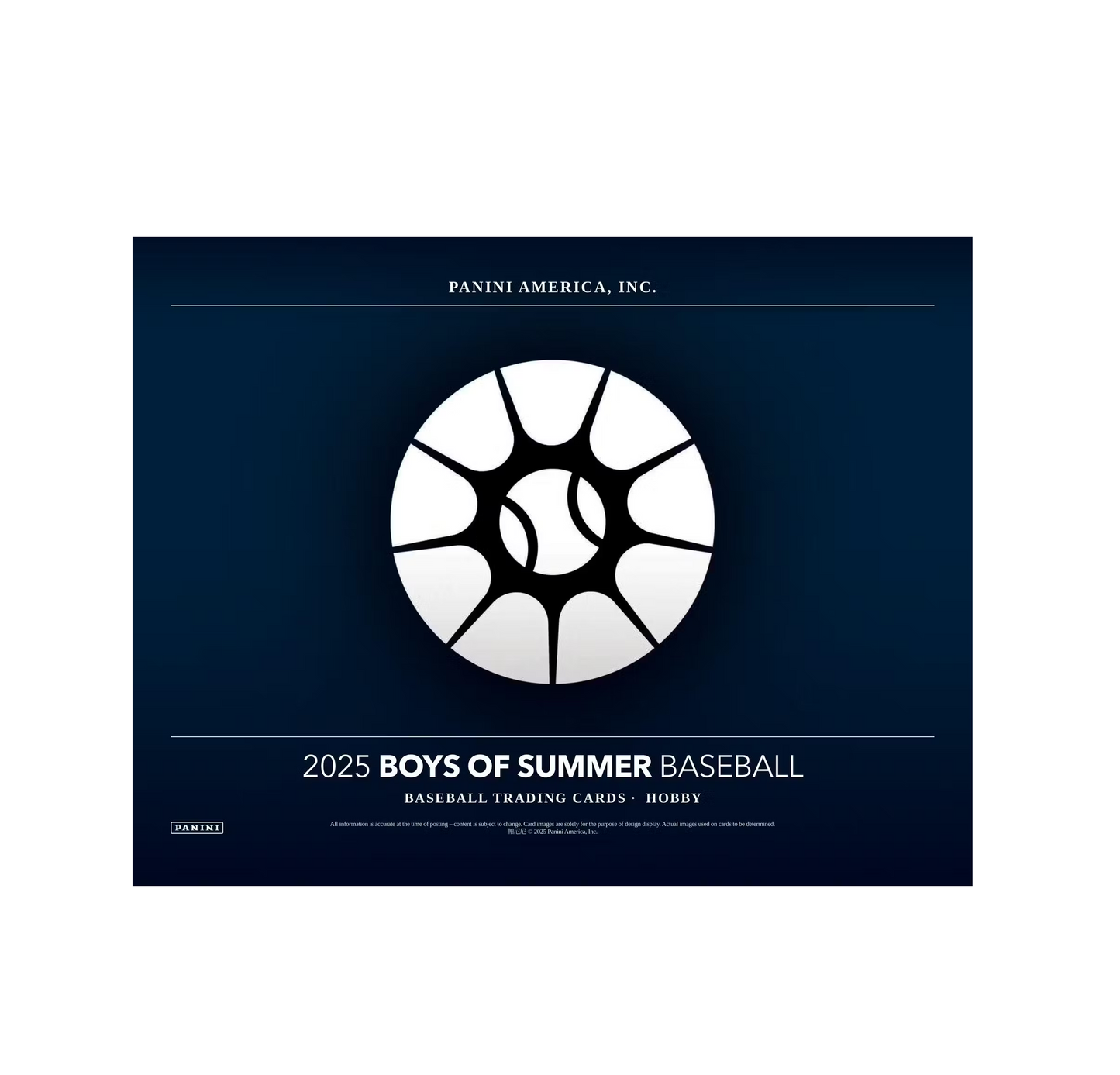 2025 Panini Boys of Summer Baseball Hobby Box