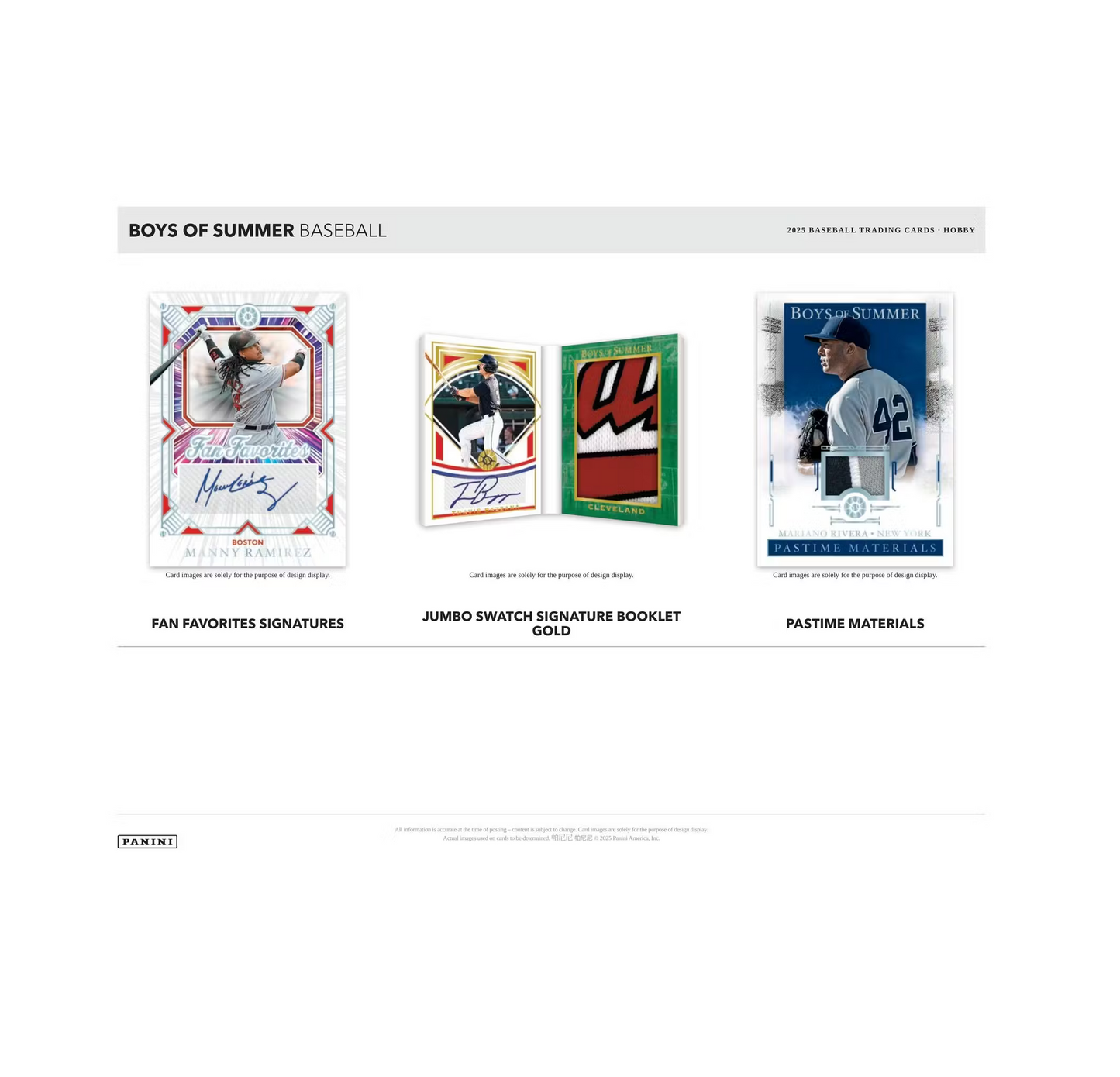 2025 Panini Boys of Summer Baseball Hobby Box