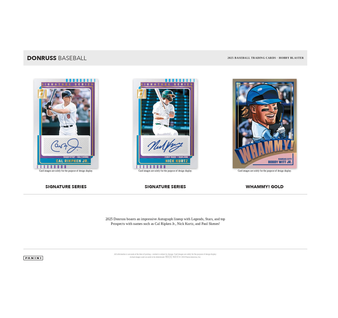 2025 Panini Donruss Baseball Hobby Blaster Box