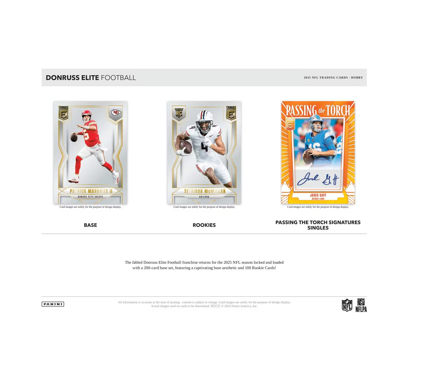 2025 Panini Donruss Elite Football Hobby Box
