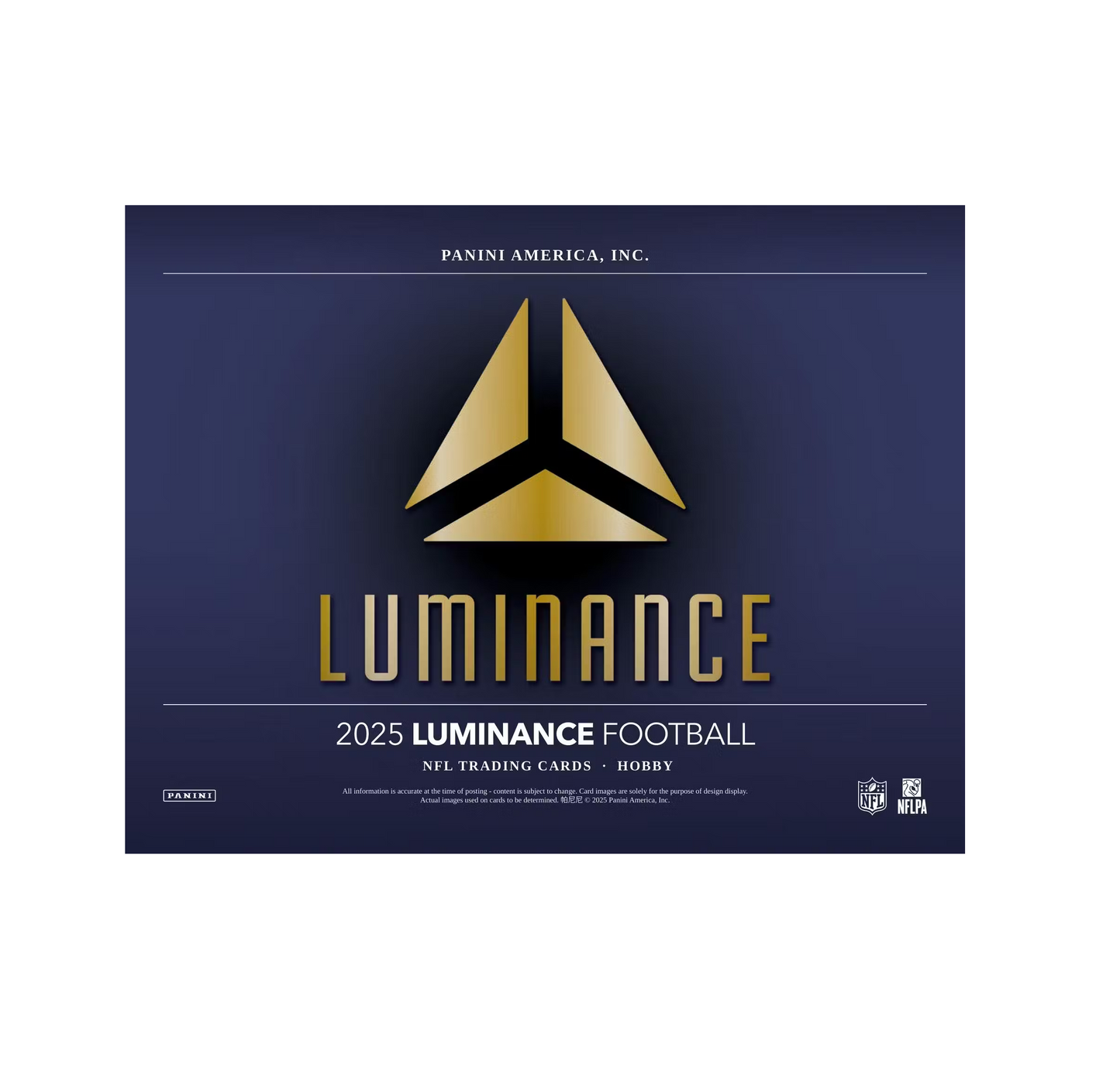 2025 Panini Luminance Football Hobby 12-Box Case