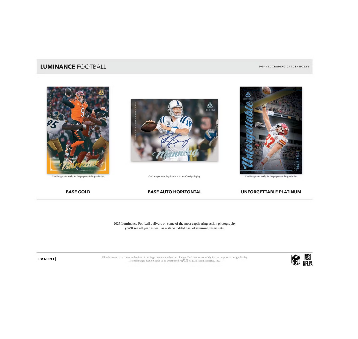 2025 Panini Luminance Football Hobby 12-Box Case