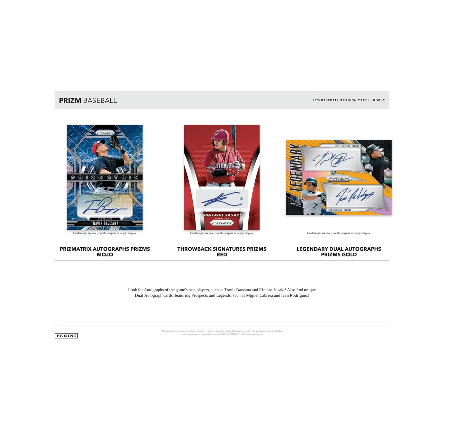 2025 Panini Prizm Baseball Hobby 12-Box Case