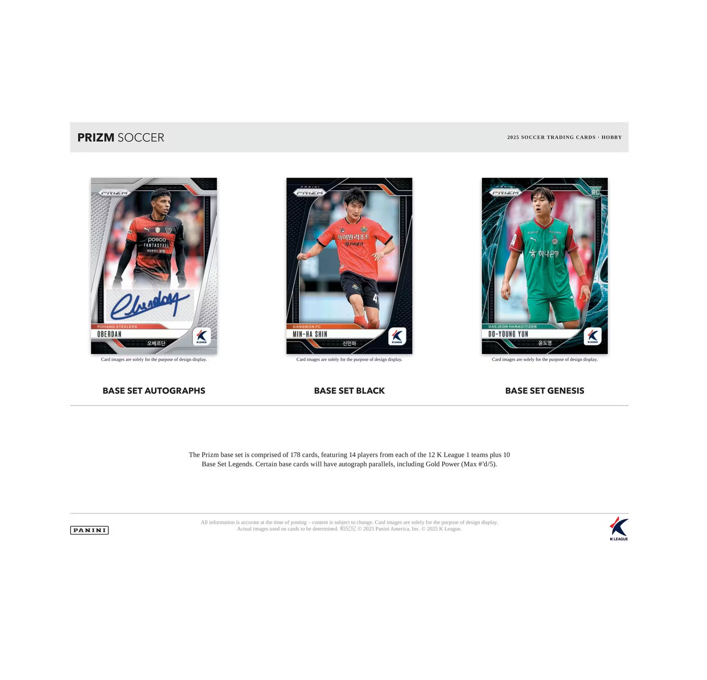 2025 Panini Prizm K League Soccer Hobby Box