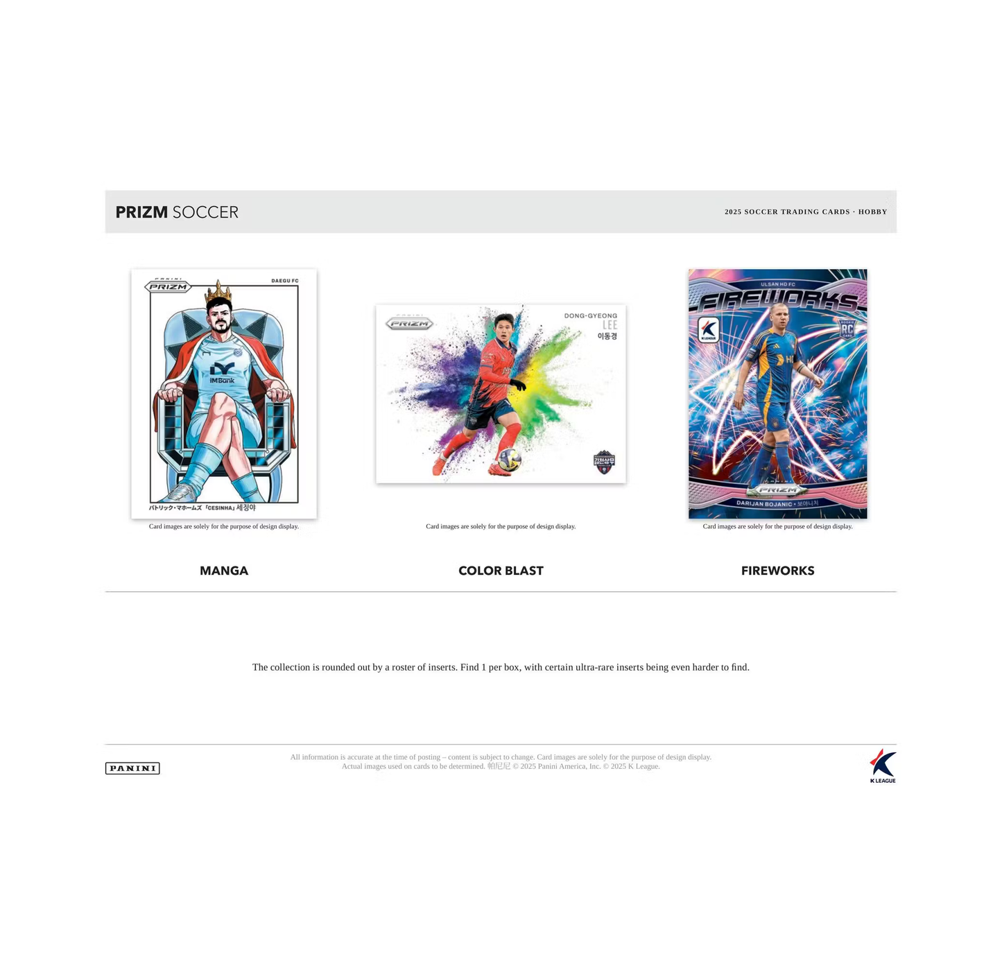 2025 Panini Prizm K League Soccer Hobby Box