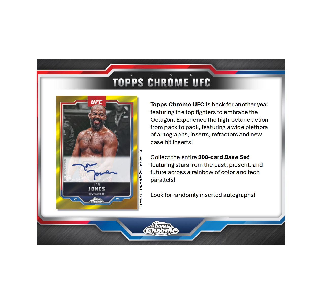 2025 Topps Chrome UFC Mega 20-Box Case