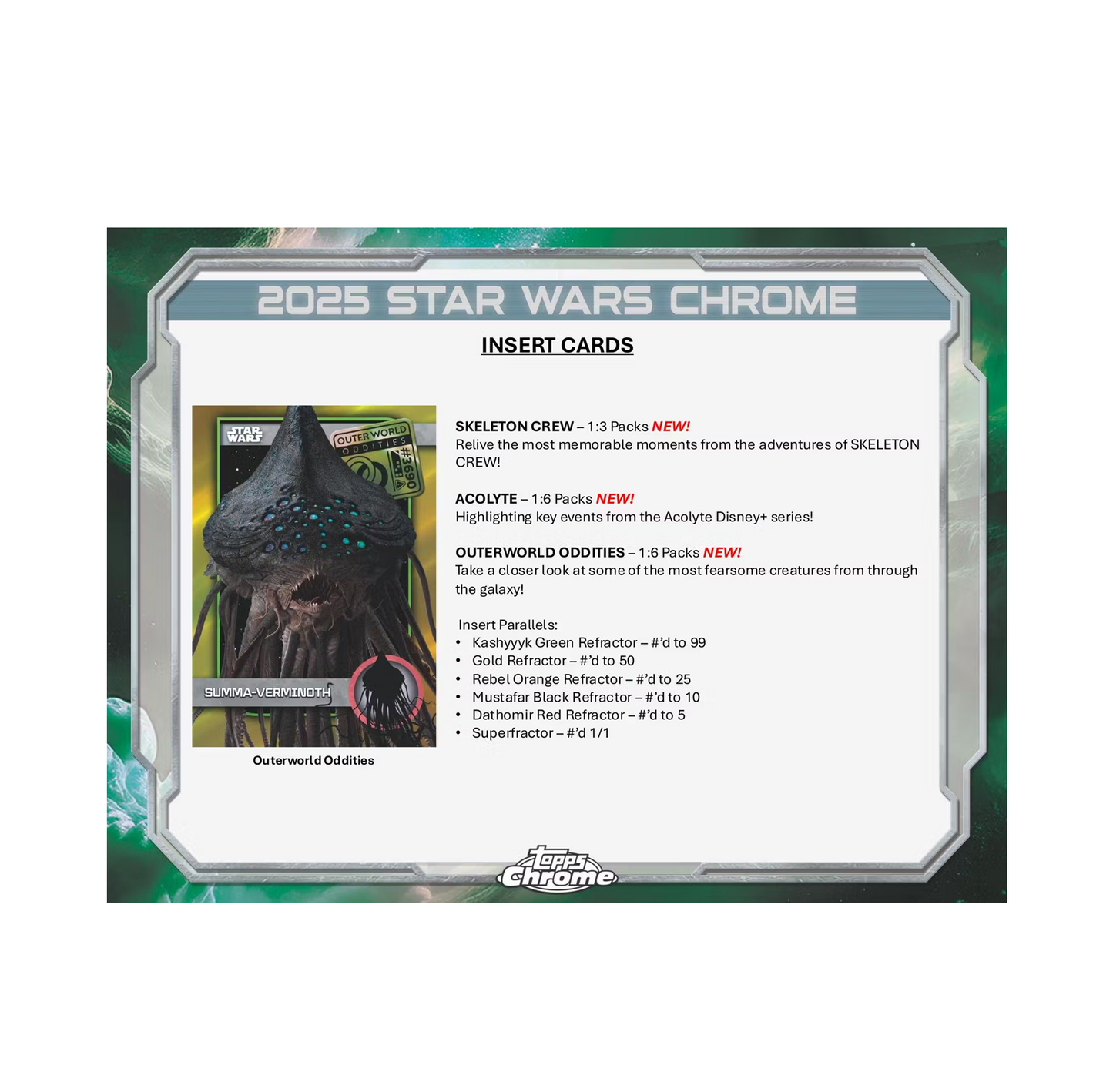 2025 Topps Star Wars Chrome Blaster Box