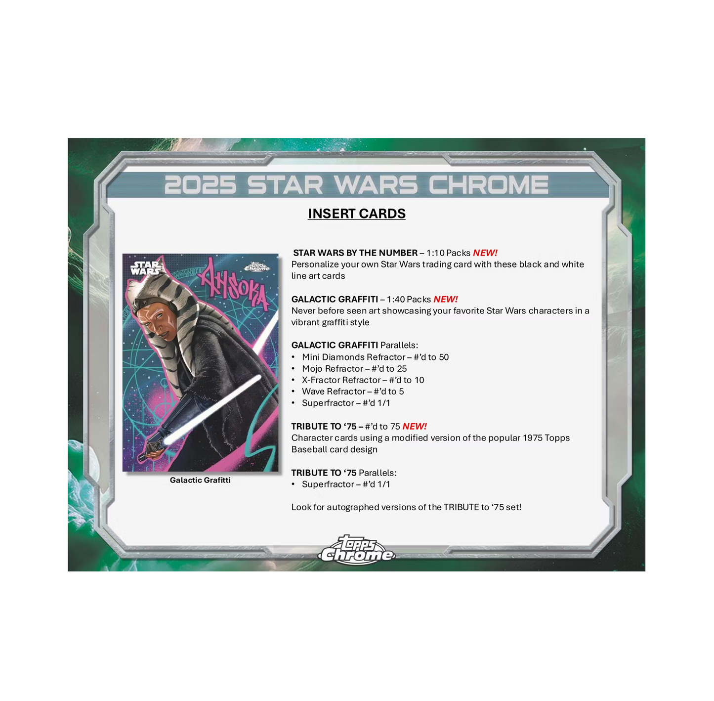 2025 Topps Star Wars Chrome Blaster Box