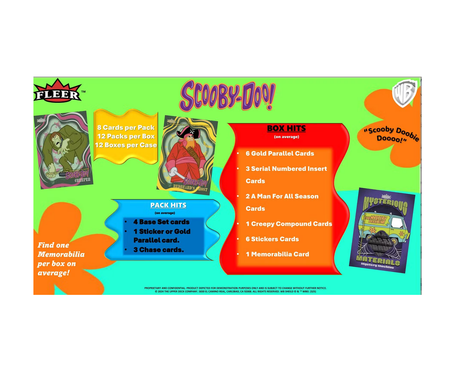 2025 Upper Deck Fleer Scooby Doo Hobby Pack