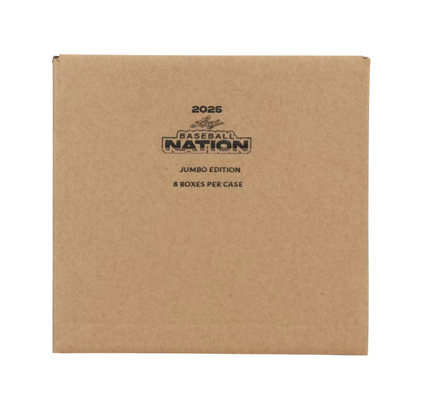2025 Leaf Baseball Nation Hobby Jumbo 8-Box Case