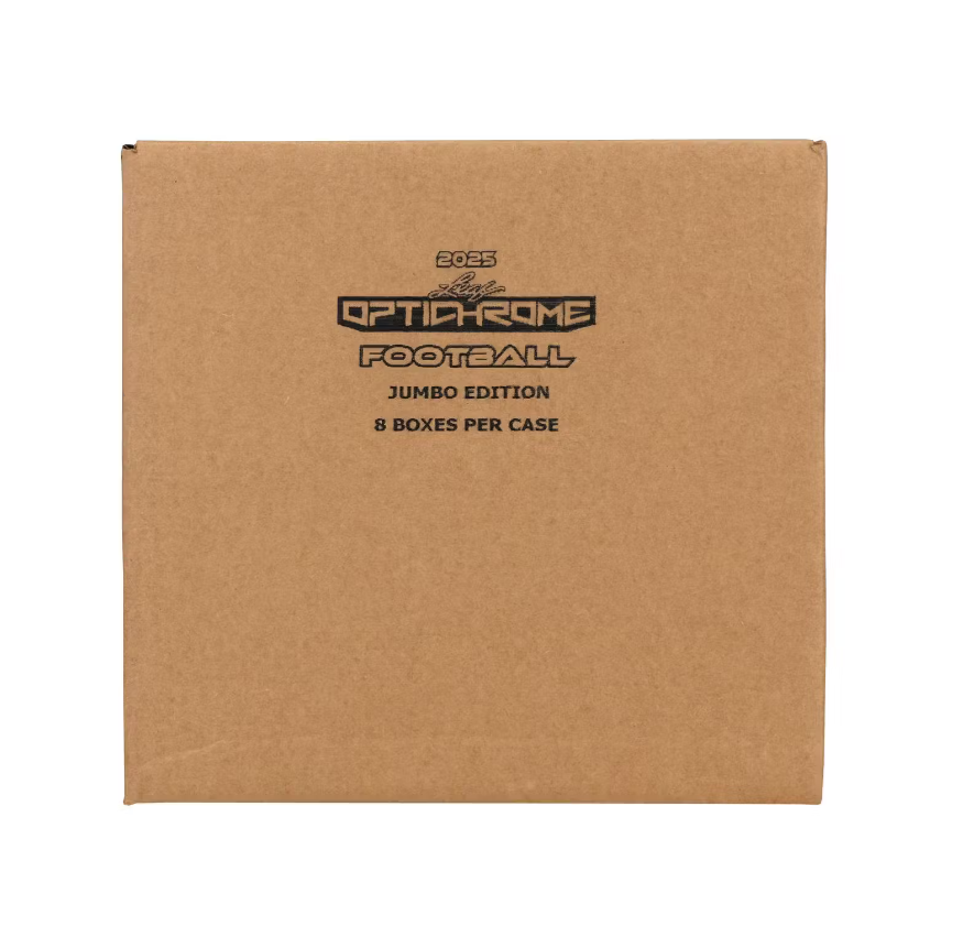 2025 Leaf Optichrome Football Jumbo 8-Box Case