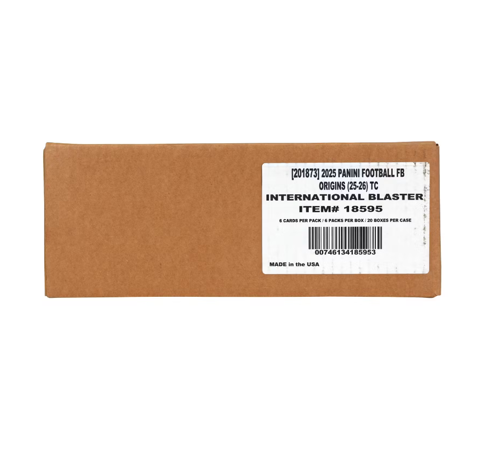 2025 Panini Origins Football International Blaster 20-Box Case