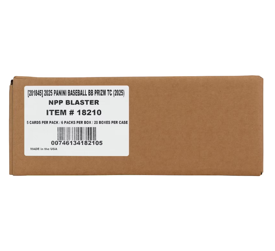 2025 Panini Prizm Baseball Blaster 20-Box Case (Blue Ice Prizms)