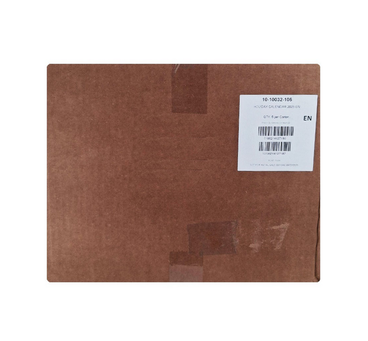 2025 Pokemon Holiday Calender 6-Box Case