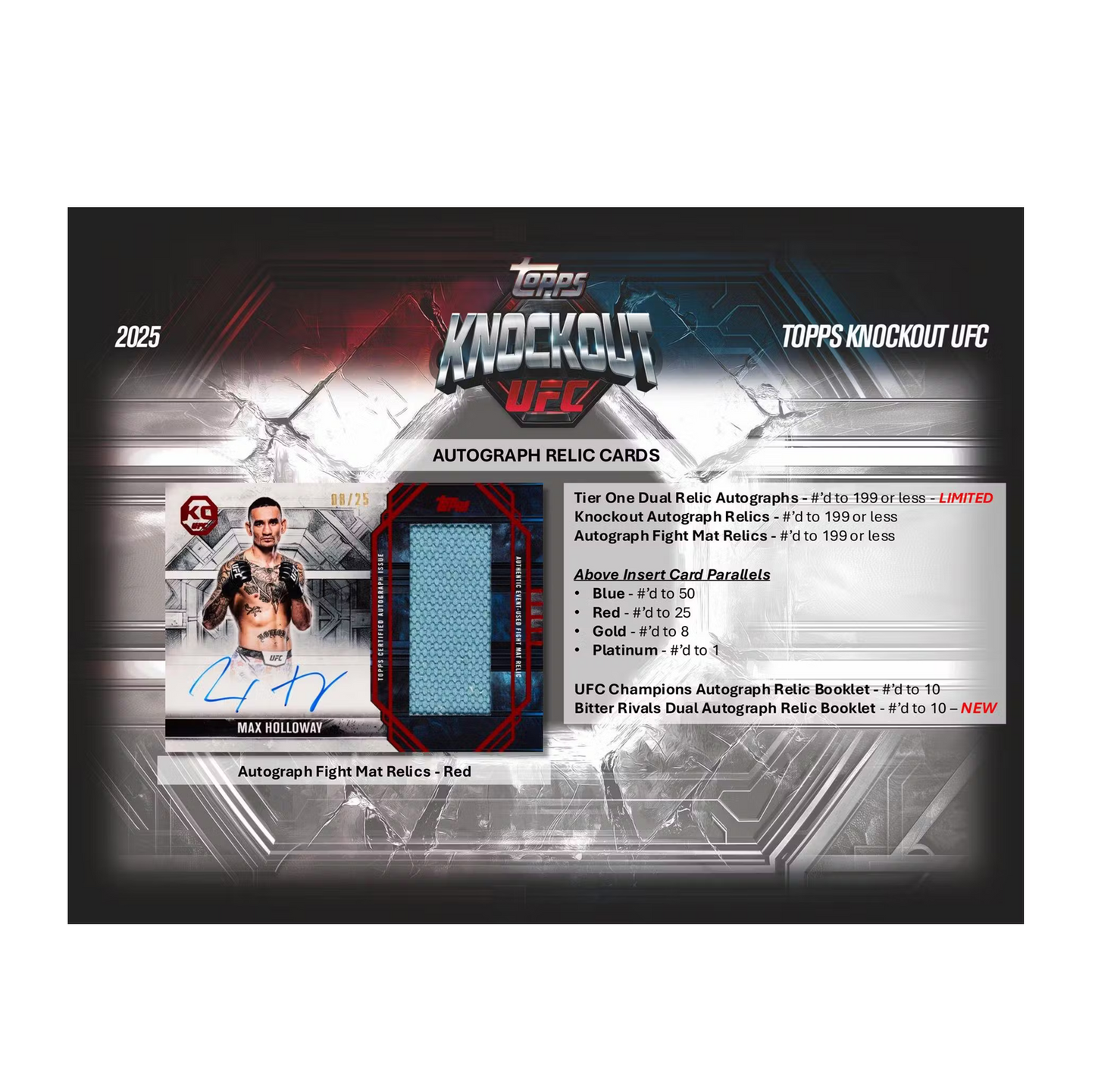 2025 Topps UFC Knockout Hobby Box