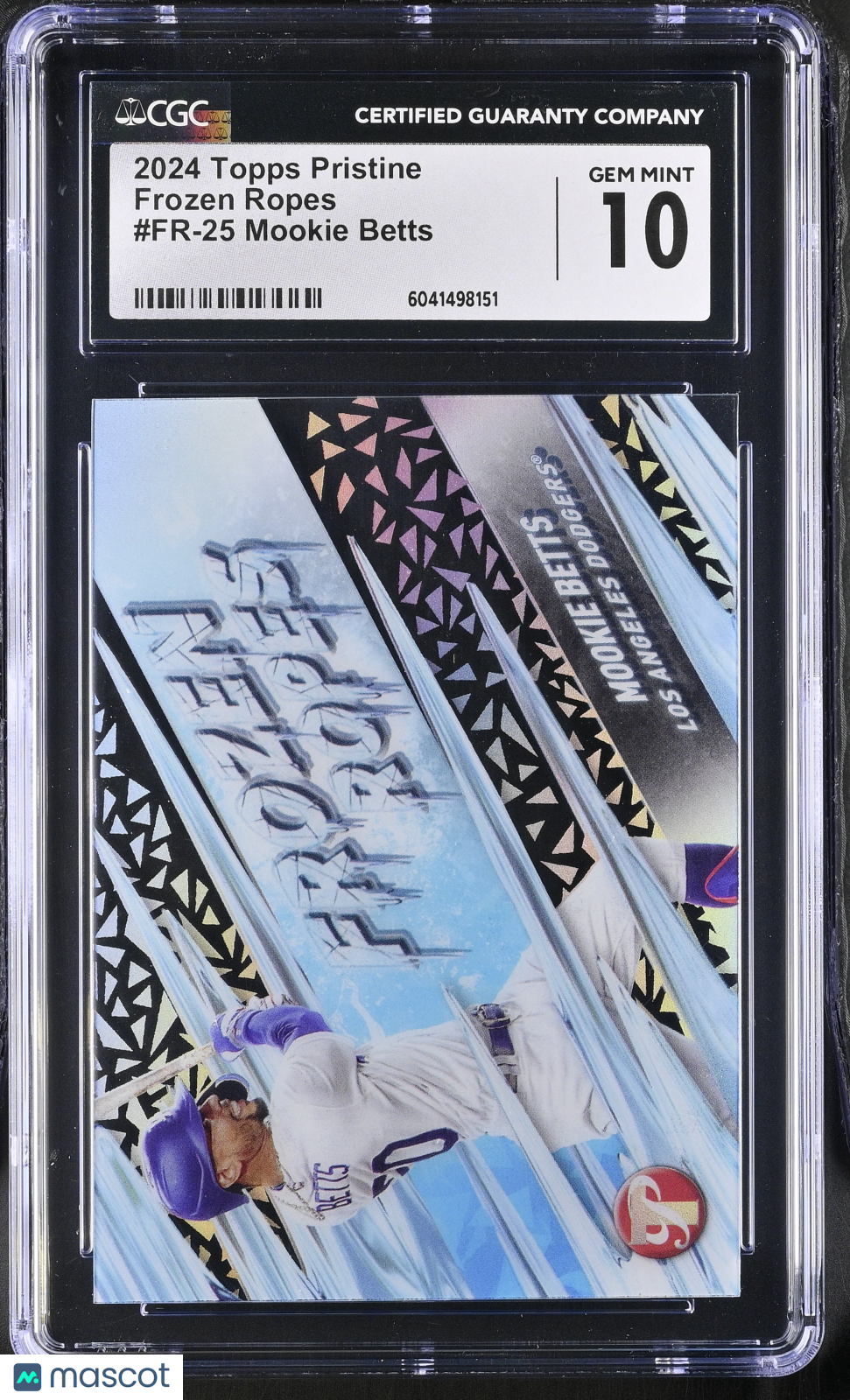 2024 Topps Pristine Mookie Betts #FR-25 Frozen Ropes CGC 10