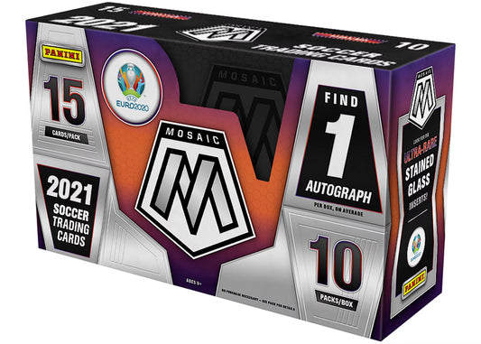2020-21 Panini Mosaic UEFA Euro Soccer Hobby Box