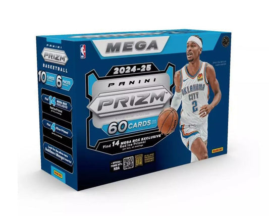 2024-25 Panini Prizm Basketball Mega Box (Red Ice Prizms!)
