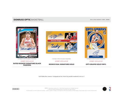 2024-25 Panini Donruss Optic Basketball Fast Break 20-Box Case