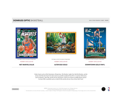 2024-25 Panini Donruss Optic Basketball Fast Break 20-Box Case