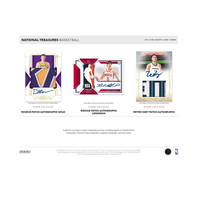 2024-25 Panini National Treasures Basketball Hobby Box