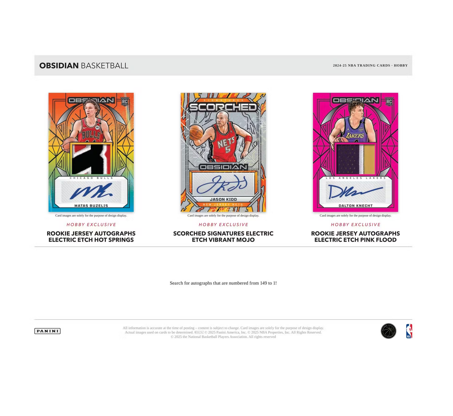 2024-25 Panini Obsidian Basketball Hobby Box