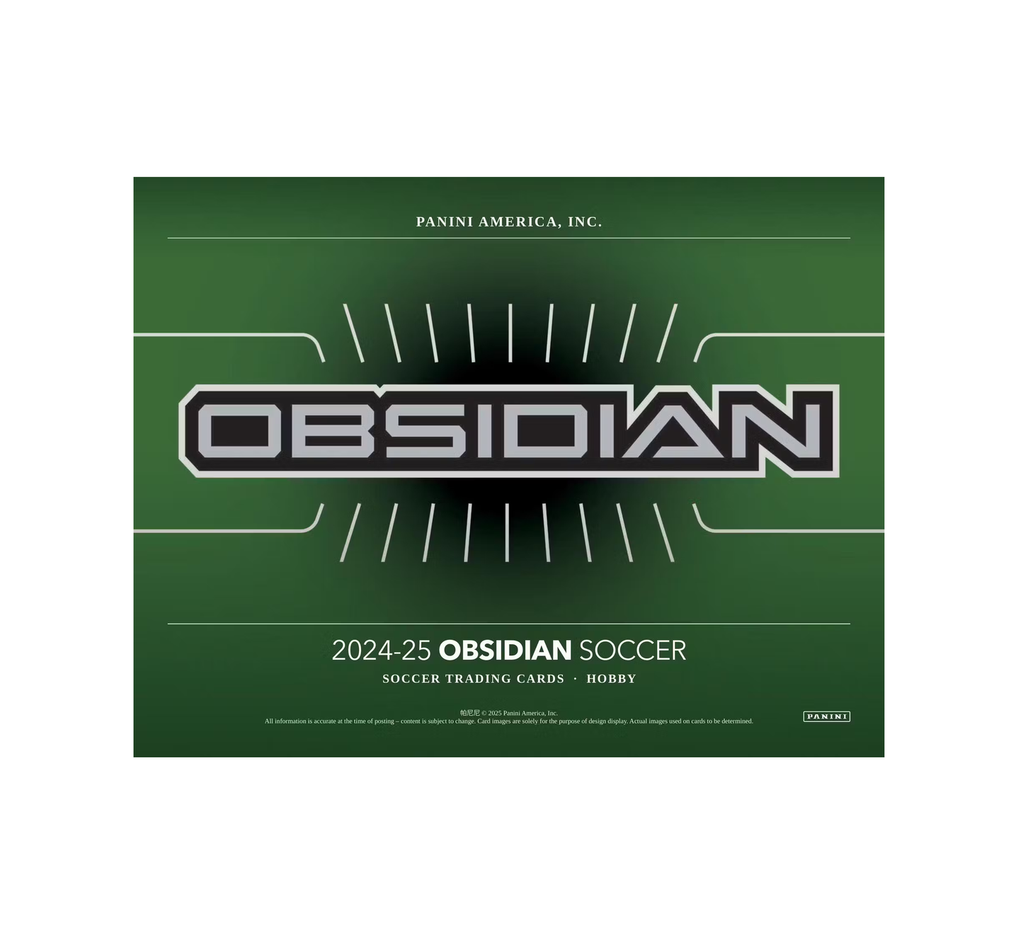 2024-25 Panini Obsidian Soccer Hobby Box