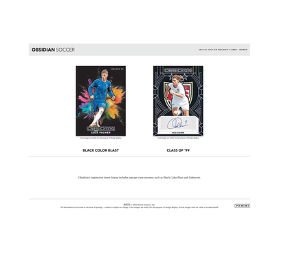 2024-25 Panini Obsidian Soccer Hobby Box