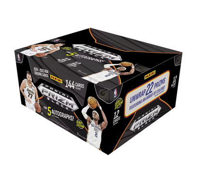 2024-25 Panini Prizm Black Basketball Hobby 12-Box Case