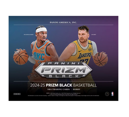 2024-25 Panini Prizm Black Basketball Hobby 12-Box Case