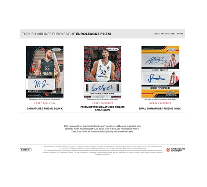 2024-25 Panini Prizm Turkish Airlines EuroLeague Basketball Hobby 10-Box Case